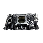 Performer EPS Intake Manifold for 55-86 Small-Block Chevy w/ Black plasma Finish image 2