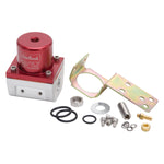 EFI Fuel Pressure Regulator -6 AN (180 GPH) in Red/Clear Finish image 3