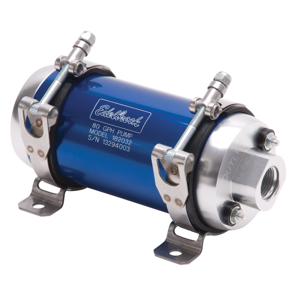 In-Line Blue Electric Fuel Pump - 80 GPH
