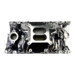Edelbrock RPM Air-Gap Manifold for Small-Block Chevy Vortec, Chrome Plasma image 3