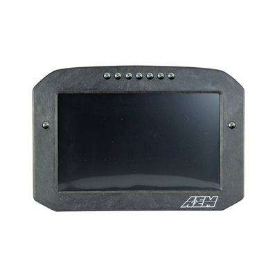 AEM CD-7FL Carbon Flat Panel Logging Display