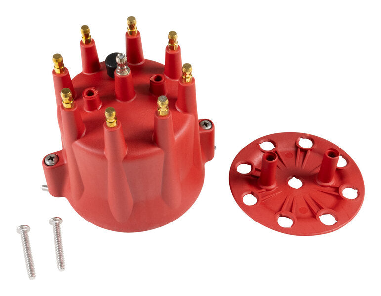 Edelbrock Max-Fire Points Style Distributor Cap & Retainer for GM