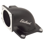 Throttle Body Intake Elbow #38493 High Flow, 90mm Opening, Black Powder Coated image 1