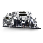 Performer RPM Pontiac 326-455 Intake Manifold, Chrome Plasma Finish image 3