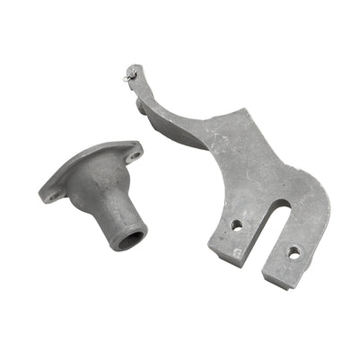 Edelbrock Flathead 1949-53 Generator Bracket waterneck kit Satin
