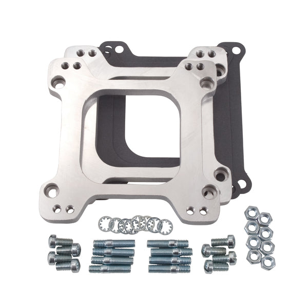 Carb Adapter #2694 Mounts 4150 Holley Carb Sideways On Tunnel Ram 0.55 in-Pair