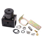 EFI Fuel Pressure Regulator -10 AN (180 GPH) in Black Finish image 1
