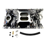 Edelbrock RPM Air-Gap Manifold for Small-Block Chevy Vortec, Chrome Plasma image 2