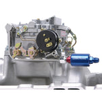 Single Feed Fuel Line #8131 Chrome With Blue Anodized Aluminum Filter image 2