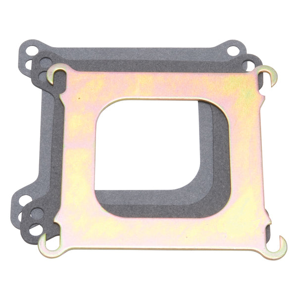 Carb Adapter #2732 for Edelbrock Manifolds Only, Square Bore-Spread Bore .100in