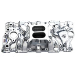 Performer EPS Intake Manifold for 1955-86 Small-Block Chevy, Polished Finish image 2