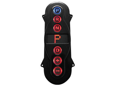 GSM Black Anodized Push Button Shifter Remote - Inline Style - Vertical