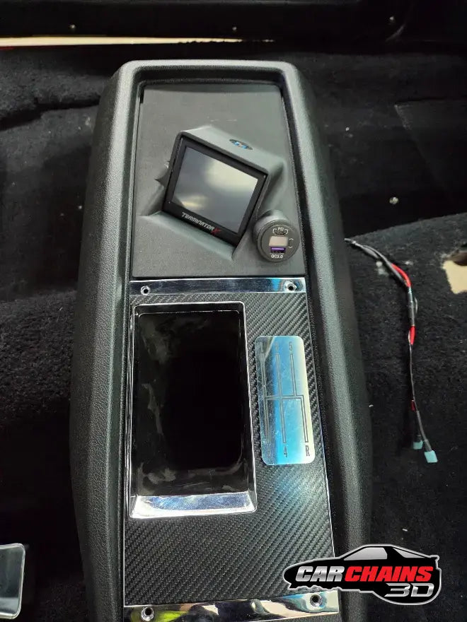 3D Printed Holley EFI 3.5 Inch Terminator X / Sniper Screen Center Console Mount for 1967-1969 Chevrolet Camaro