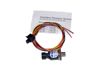 Pressure Sensor 0-250 PSI, 1/8 NPT Port w/ Harness