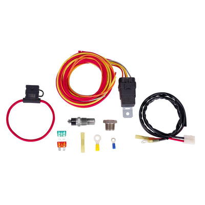 SPAL 185 Degree Thermo-Switch with Relay and Harness