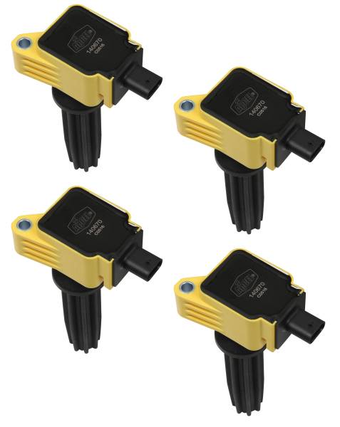 ACCEL - ACCEL Ignition Coil - SuperCoil - 2012-2017 Ford EcoBoost 2.0L/2.3L - L4 - Yellow - 4-Pack 140670-4
