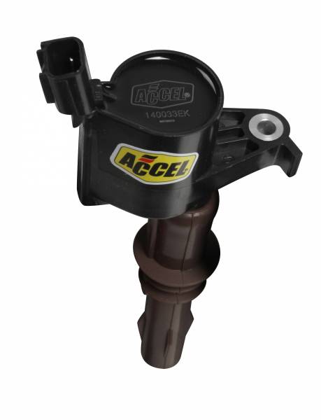 ACCEL - ACCEL Ignition Coil - SuperCoil - 2008-2014 Ford  4.6L/5.4L/6.8L 3-valve engine, Black, Individual 140033EK
