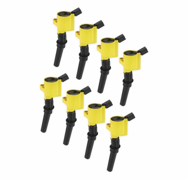 ACCEL - ACCEL Ignition Coil - SuperCoil - 1998-2008 Ford 4.6L/5.4L/6.8L 2-valve modular engines - Yellow - 8-Pack 140032-8