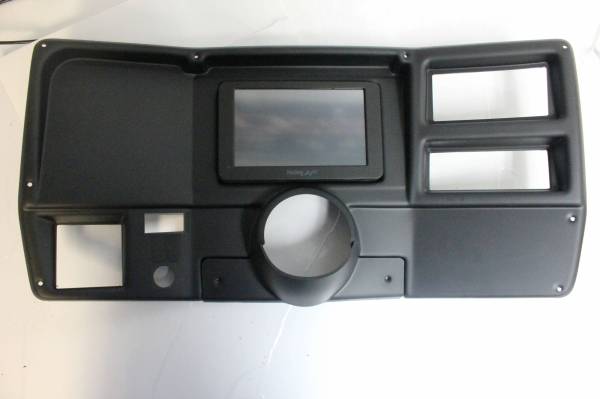Holley EFI - Holley Dash Bezels for the Holley EFI 7" Dash 1973-1983 CHEVY/GMC TRUCK w/A/C vent Openings 553-307