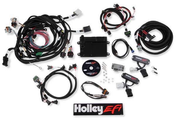 Holley EFI - HP EFI ECU 99-04 4 Valve Ford Modular Engine Bosch Style injector harness - Includes NTK Oxygen Sensor 550-617