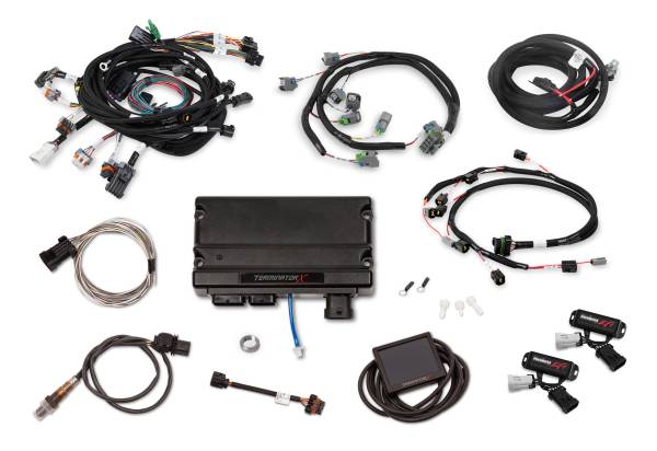 Holley EFI - Terminator X Ford 2V Mod Motor w/ Stock Coils and EV6 injectors Kit 550-1217
