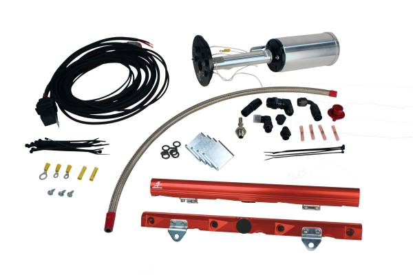 Aeromotive Fuel System - Aeromotive Fuel System 03-13 Corvette Stealth Eliminator Race Fuel System with LS7 Fuel Rails 17186