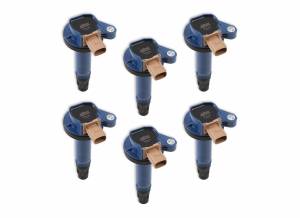 ACCEL - ACCEL Ignition Coil - SuperCoil - 2010-2016 Ford EcoBoost 3.5L V6 - Blue - 6-Pack (3-Pin) 140646B-6 - Image 1