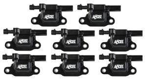 ACCEL Gen V GM Coils, 2014 and Up, Black, Square - 8 Pack 140081-8