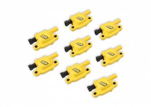 ACCEL - ACCEL Ignition Coils - SuperCoil GM LS2/LS3/LS7 engines, yellow, 8-pack 140043-8 - Image 1