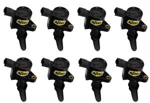 OEM Style - Ford - ACCEL - ACCEL Ignition Coil - SuperCoil - 1998-2008 Ford 4.6L/5.4L/6.8L 2-valve modular engines -Black - 8-Pack 140032K-8