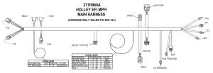Holley EFI - Universal MPFI Main Harness 558-104 - Image 2