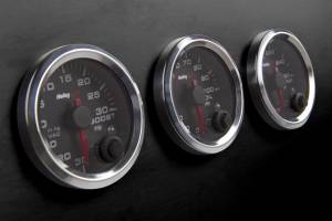 Holley EFI - 2-1/16" Analog-Style Gauge Replacement Bezels 553-145S - Image 2