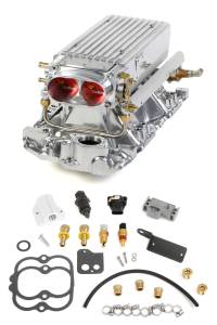 Small Block Chevy Polished Stealth Ram Multi-Port Power Pack kit 550-708