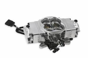 EFI-Fuel Injection - Throttle Body Fuel Injection - Holley EFI - Terminator Stealth 2x4 Slave Throttle Body - Polished 534-240