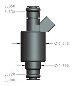 Holley EFI - 42 lb/hr Performance Fuel Injectors - Set of 8 522-428 - Image 2