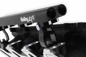 Holley EFI - Dual Fuel Injector LS1 Lo-Ram Manifold Base 300-601BK - Image 7