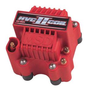 MSD Ignition Coil HVC-2 Series , 7-Series or 8-Series Ignition Control, Red, Individual 8261