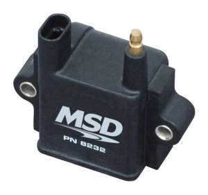Coil on Plug - Racing - MSD - MSD Ignition Coil (Single Tower), CPC Ignition Control, Black, Individual 8232