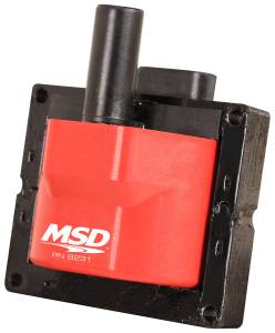 Ignition - Single Coils - MSD - MSD Ignition Connector Coil, Red, 1996-1997 GM engines, Individual 8231