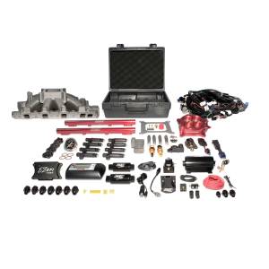 FAST EZ-EFI Windsor Multiport System w/ Intake, Fuel System and Red Throttle Body 3035351-05E