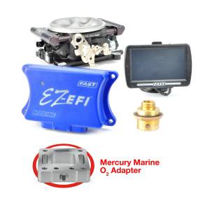 EFI-Fuel Injection - Throttle Body Fuel Injection - FAST - FAST EZ-EFI Marine Base Kit w/ Mercury Marine O2 Installation Kit 30364-06KIT