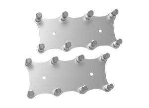 Holley EFI Igntion Coil Remote Relocation Bracket, Silver Finish, Pair 561-122